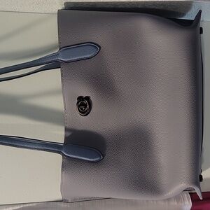 A Coach Willow colorblock tote